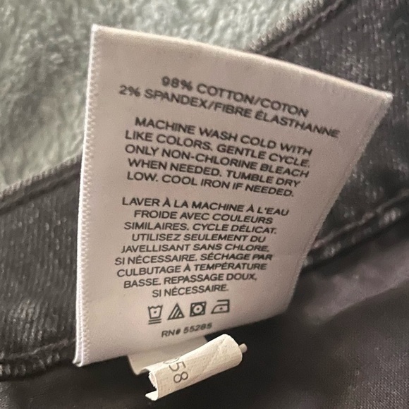 Express Black Jean Mom Shorts Shortie High Rise for Women Size 2 - Picture 12 of 12